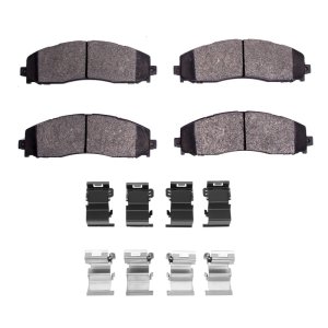 Ford F-350 Super Duty Brake Pads - Rear - R1 Concepts - Semi Met - `11-`22